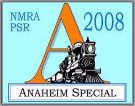 2008 NMRA Convention - Anaheim. California logo