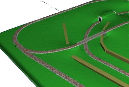 Modular model deals railroad track plans